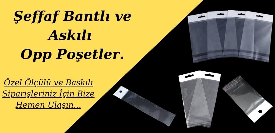 Askılı Opp Poşet