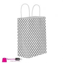 Gri Kağıt poşet Hediyelik kağıt çanta