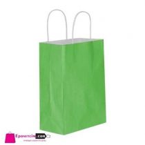 yeşil kağıt poşet hediyelik çanta