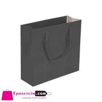 Karton Çanta Siyah İpli poşet